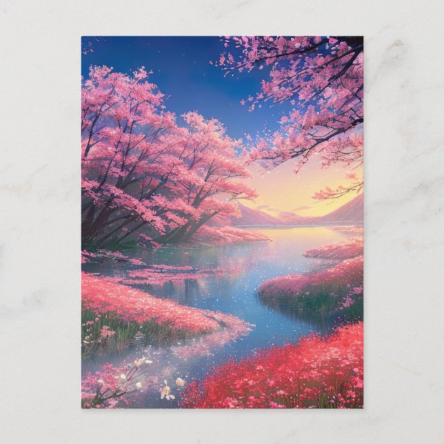 Cartão Postal Caleidoscópio da Natureza (Frente)