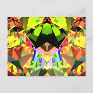 Cartão Postal Caleidoscópio de Cores