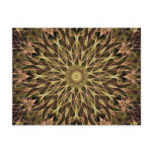 Caleidoscópio Dourado e de cobre