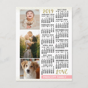Cartão Postal Calendário 2019 (Consulte Descrição de Nova Versão