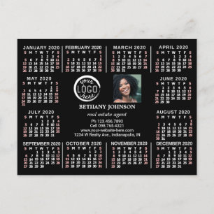 Cartão Postal Calendário 2020 (Consulte Descrição de Nova Versão