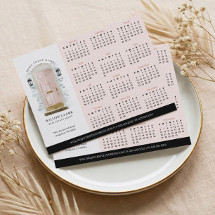 Cartão Postal Calendário 2025 da Porta de Água Rosa Imobiliário