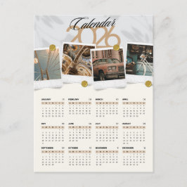 Cartão Postal Calendário 2026