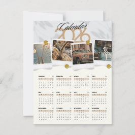 Cartão Postal Calendário 2026