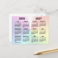 Calendário da Escola Nuvem Colorida 2026-2027 por