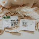 Cartão Postal Calendário de Casamento de Praia Salvar a Foto de<br><div class="desc">Esta praia salva a data do cartão postal apresenta uma bela gota de aquarela tropical combinada com uma fonte moderna de caligrafia. Use o botão "personalizar esta modelo" para fazer deste ímã completamente seu!</div>