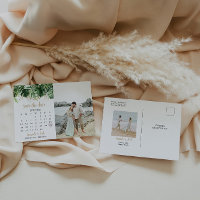Calendário de Casamento de Praia Salvar a Foto de