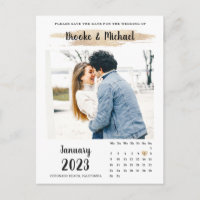 Calendário de Fotografias do na moda Salve o cartã