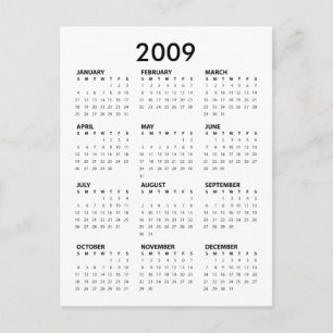 Cartão Postal Calendário do Bolso Obama - Discurso de posse