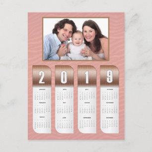 Cartão Postal Calendários de Fotos Personalizados 2019