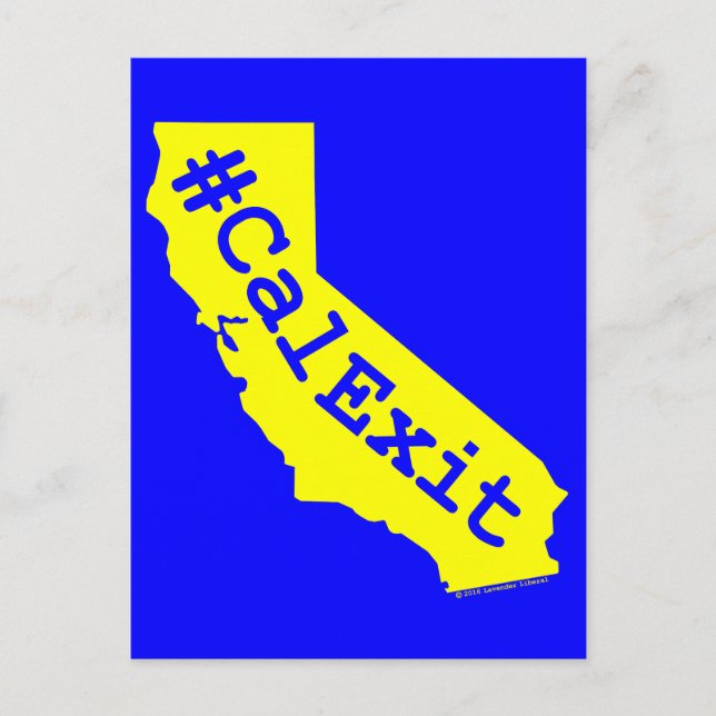 Cartão Postal CalExit (Frente)