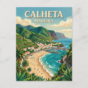 Cartão Postal Calheta Portugal