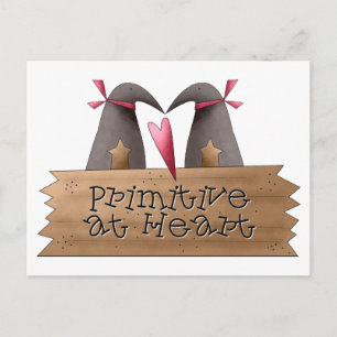 Cartão Postal Cali Crows Primitivo no Coração