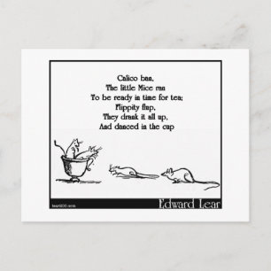 Cartão Postal Calico Ban