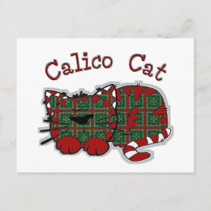 Cartão Postal Calico Cat