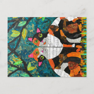 Cartão Postal Calico Love