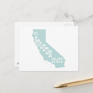 Cartão Postal California Apelido The Ouro State California