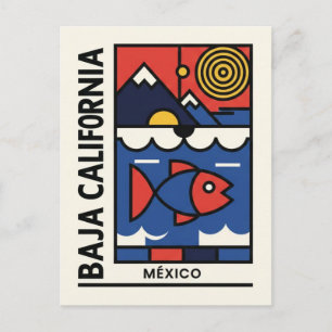 Cartão Postal Califórnia Baixa Moderna