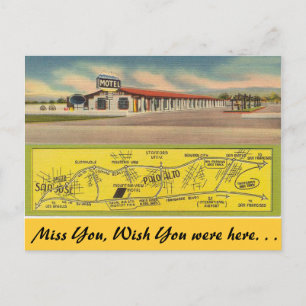 Cartão Postal Califórnia, Motel Mountain View