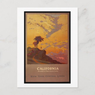 Cartão Postal Califórnia. O Local de Férias da América