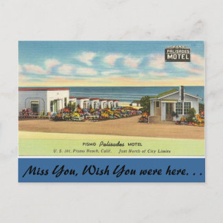 Cartão Postal Califórnia, Pismo Palisades Motel