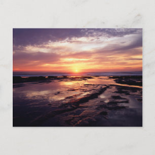 Cartão Postal Califórnia, San Diego, Sunset Cliffs, Sunset 3