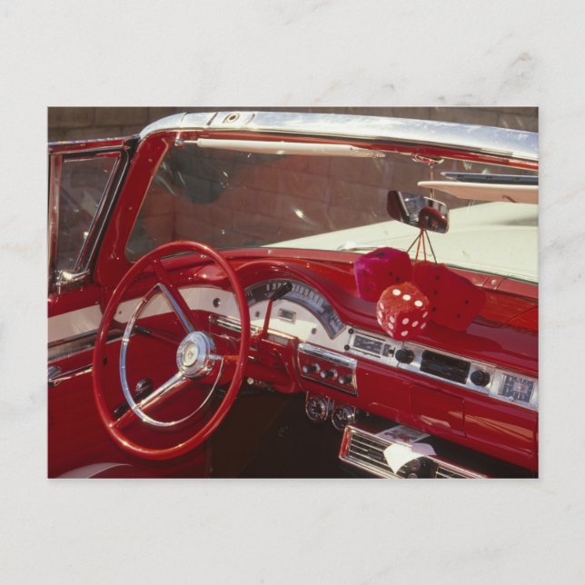 Cartão Postal Califórnia:  Santa Ynez Vale, Solvang, 1957 (Frente)