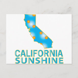 Cartão Postal California Sunshine