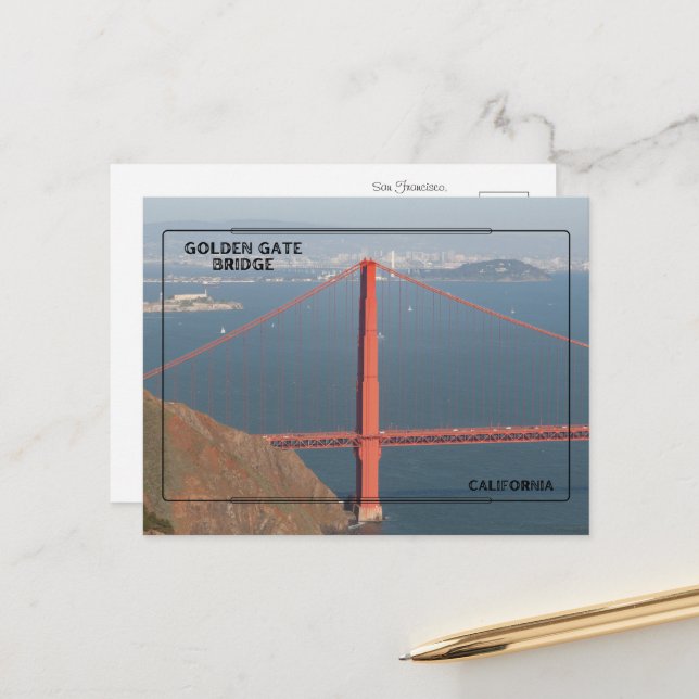 Cartão Postal California Viagem Keepsakname (Frente/Verso In Situ)