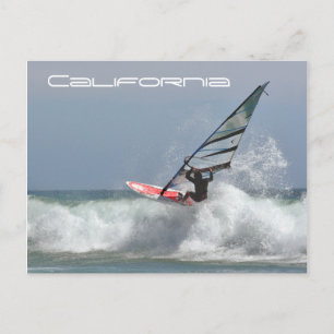 Cartão Postal California Wind Surfer