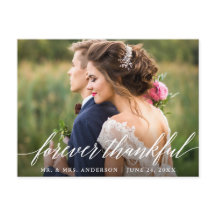 Caligrafia de Casamento Para Sempre Grata Foto