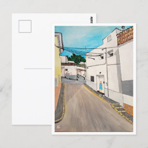 Cartão Postal Calle Cabanilles Painting por Alfred Fox