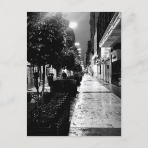 Cartão Postal Calle Florida Buenos Aires preto e branco