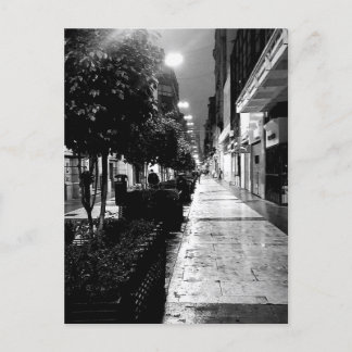 Cartão Postal Calle Florida Buenos Aires preto e branco
