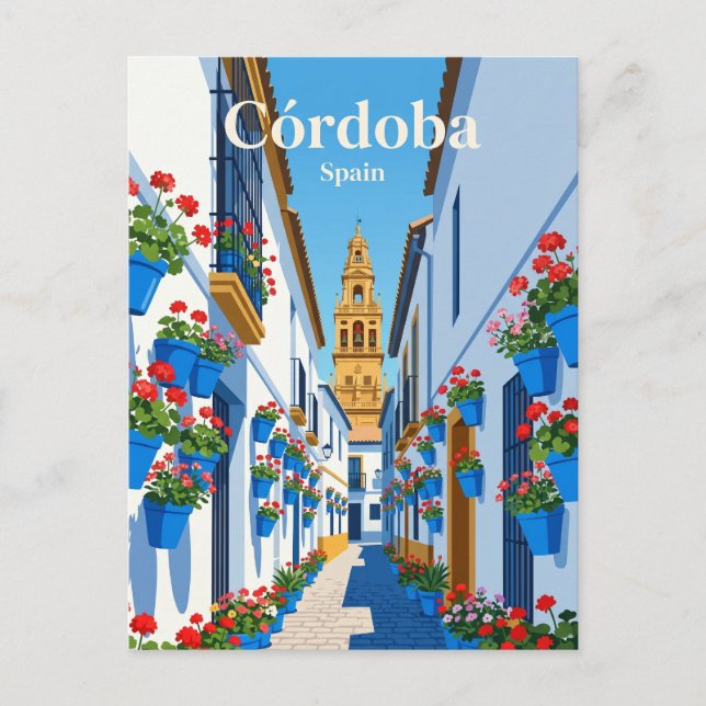 Cartão Postal Calleja de las Flores Espanha (Frente)