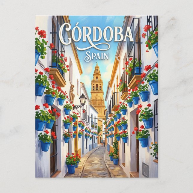 Cartão Postal Calleja de las Flores Espanha (Frente)