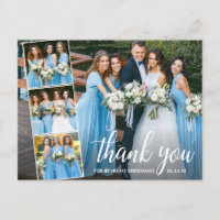 Calliografia Bridesmaids 4 Photo Colllage Obrigado
