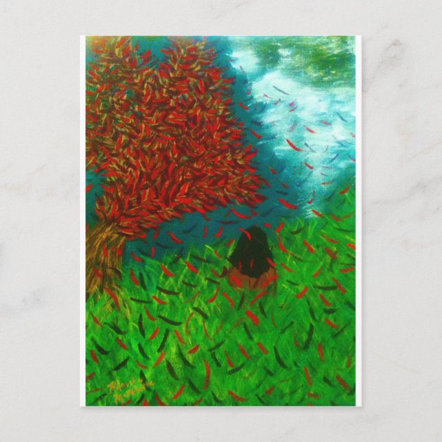 Cartão Postal "Calma durante a tempestade" (Frente)