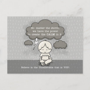 Cartão Postal Calma na Tempestade