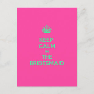 Cartão Postal Calma, sou a madrinha