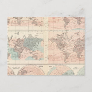 Cartão Postal Calor sobre o globo