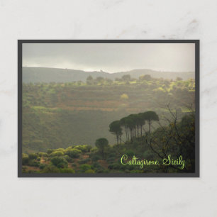 Cartão Postal Caltagirona. Sicília