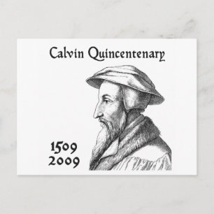 Cartão Postal Calvin Quincentenário