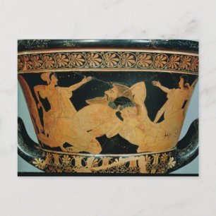 Cartão Postal Calyx-krater 2, de número vermelho-Ático
