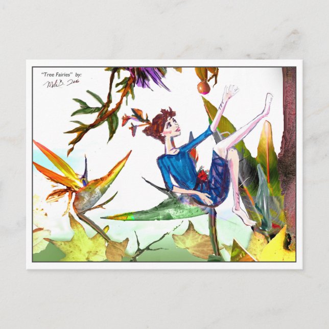 Cartão Postal Camadas de Árvore 3 (Frente)