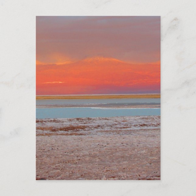 Cartão Postal Camadas do Deserto - Atacama Chile - Vertical (Frente)