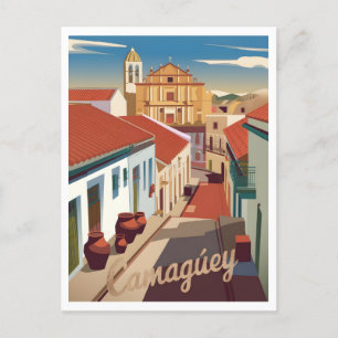 Cartão Postal Camagüey Vintage