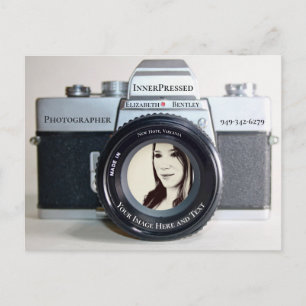 Cartão Postal Câmara antiga tirando sua foto para fotógrafos