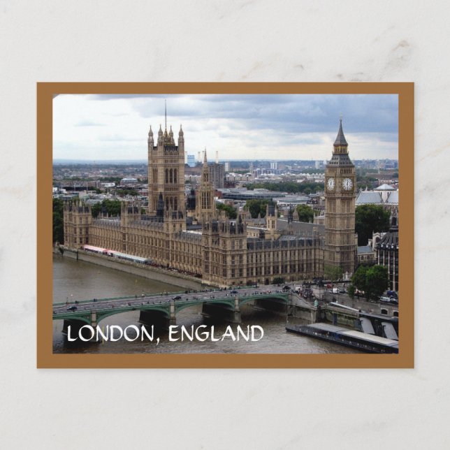 Cartão Postal Câmara dos Comuns do Reino Unido (Frente)