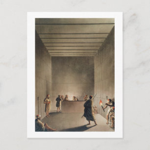 Cartão Postal Câmara e Sarcófago na Pirâmide Excelente de Gi